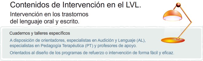 LVL Intervención en los trastornos del lenguaje oral y escrito