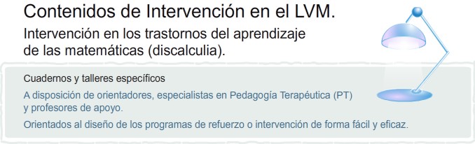 LVM Intervención en los trastornos del aprendizaje de las matemáticas (discalculia)